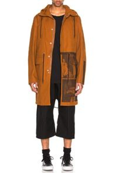 Raf Simons Parka In Brown