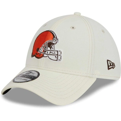 New Era Cream Cleveland Browns Classic 39thirty Flex Hat