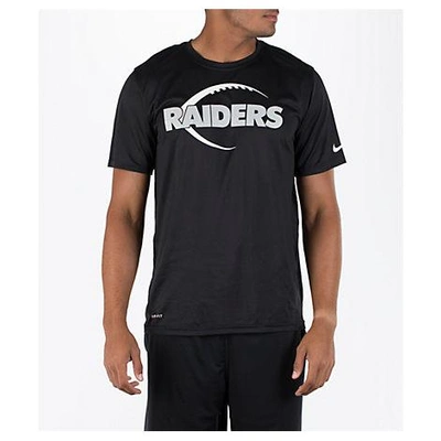 Nike Men's Oakland Raiders Nfl Legend Icon T-shirt, Black