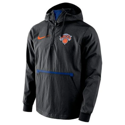 Nike Men's New York Knicks Nba Packable Jacket, Black
