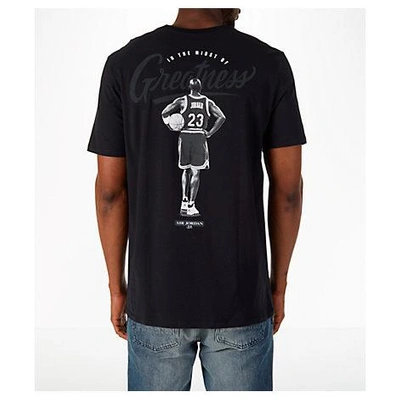 Nike Men s Jordan Sportswear midst Of Greatness T shirt Black ModeSens