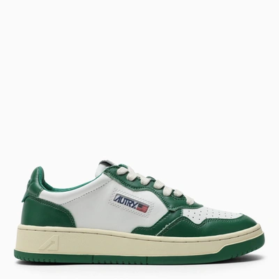 Autry Medalist White/green Trainer