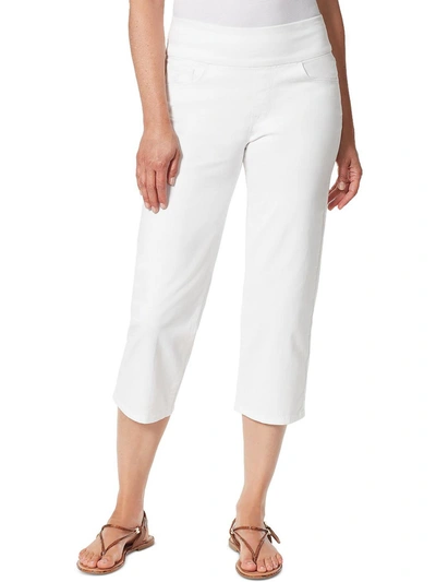 Gloria Vanderbilt Amanda Pull-on Capri Jeans In White