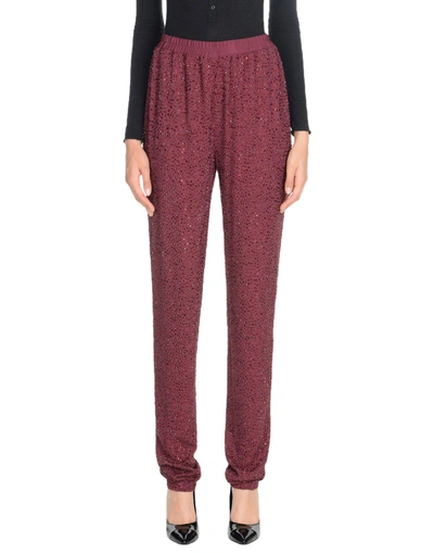 Michael Kors Casual Pants In Maroon