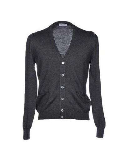 Gran Sasso Cardigan In Lead