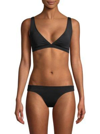 Solé East Full Coverage Two-piece Bikini Set In Black