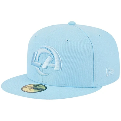 New Era Light Blue Los Angeles Rams Color Pack Brights 59fifty Fitted Hat