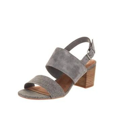 Toms Poppy Sandal In Shade Suede