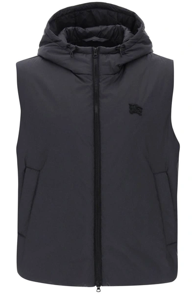 Burberry Portelet Insulated Padded Gilet In Black