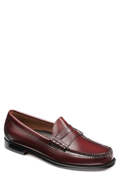 G.h. Bass Larson Leather Penny Loafer In Wine