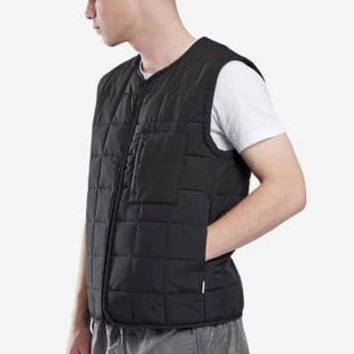 Rains Liner Waistcoat In Black