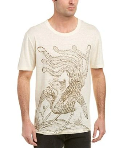 Gucci Paradise Bird Linen T In White