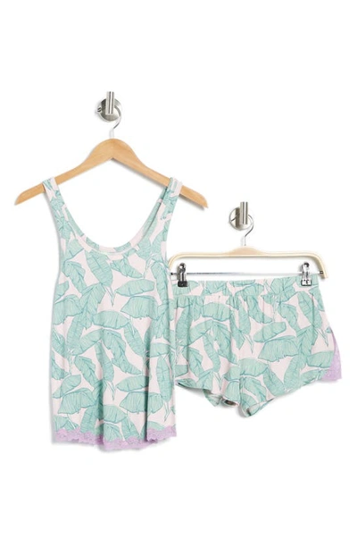 Honeydew Intimates Lounge Life Shortie Pajamas In Inhalepalms