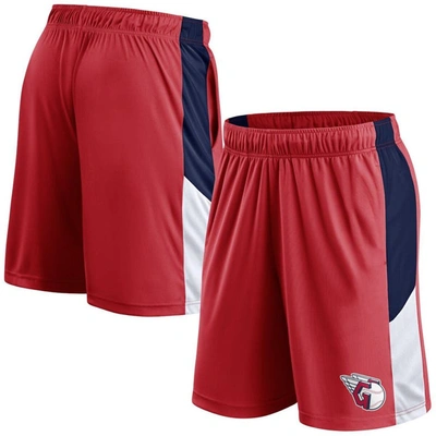 Fanatics Branded Red Cleveland Guardians Primary Logo Shorts