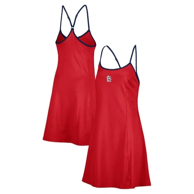 Lusso Red St. Louis Cardinals Nakita Strappy Scoop Neck Dress