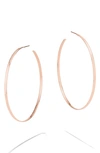 Lana Sunrise Hoop Earrings In Rose Gold