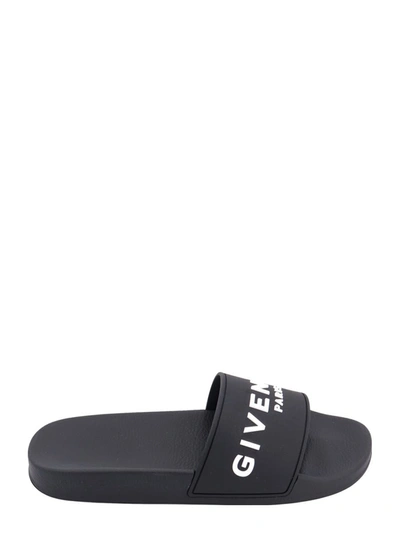Givenchy "slide" Sandals In Black