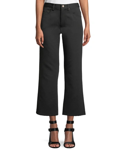 Marc Jacobs High-rise Flared-leg Jeans In Black