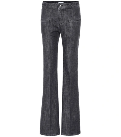 Altuzarra High-waist Boot-cut Stretch-denim Jeans In Grey