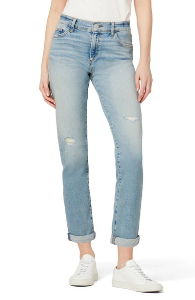 Joe's The Bobby Crop Boyfriend Jeans In Not Sorry Destruct