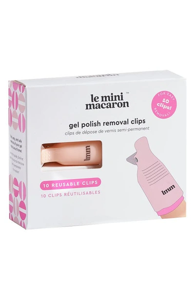 Le Mini Macaron Gel Nail Polish Remover Clips