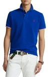 Polo Ralph Lauren Cotton Mesh Polo In Pacific Royal