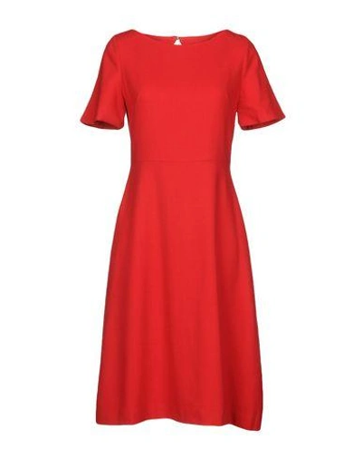 Goat Knee-length Dress In Red