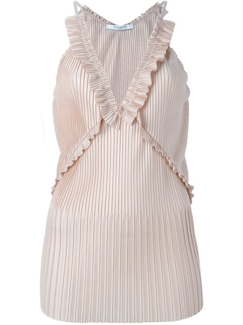 Givenchy Pleated Sleeveless Top | ModeSens
