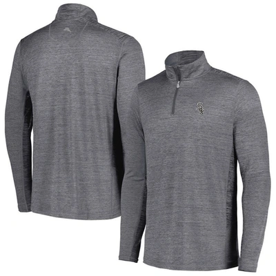 Tommy Bahama Men's  Charcoal Chicago White Sox Delray Islandzone Half-zip Top