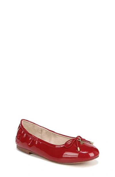 Sam Edelman Kids' Felicia Ballet Flat In Red