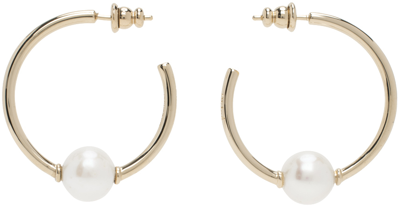 Chloé Darcey Hoop Earrings In Gold