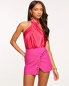 Ramy Brook Harriet Halter Tank Top In Paradise Pink