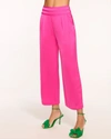 Ramy Brook Joss Cropped Wide Leg Pant In Paradise Pink