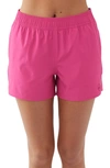 O'neill Jetties Stretch 4 Cover-up Shorts In Pink