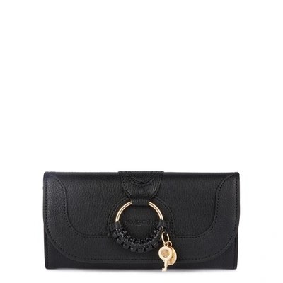 See By Chloé Hana Black Leather Wallet