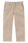 Nautica Kids' Twill Pull-on Pants In Khaki