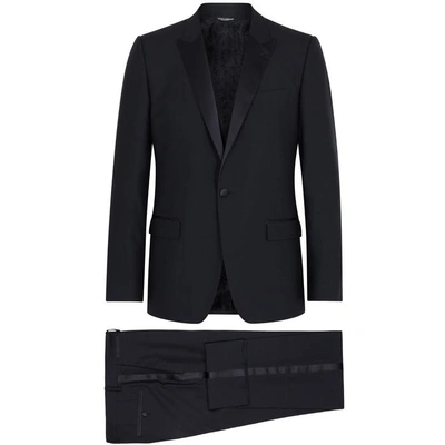 Dolce & Gabbana Navy Wool-blend Tuxedo