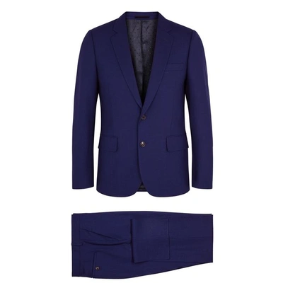 Paul Smith Soho Fused Blue Wool Suit