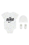 Nike Babies' Everyone From Day One 3-piece Box Set In Sail