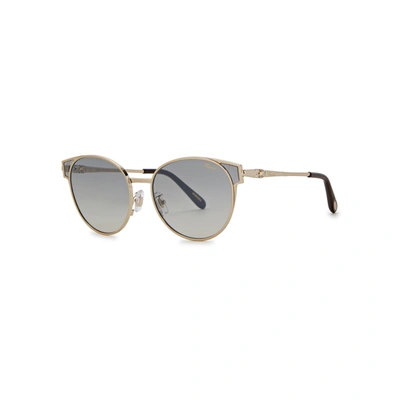 Chopard Pale Gold Aviator-style Sunglasses In Light Gold