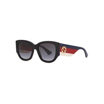 Gucci Black Cat-eye Sunglasses