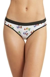 Meundies Print Bikini In Love Is Love 2.0