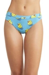 Meundies Feelfree Thong In Give A Duck