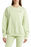 Alo Yoga Accolade Sweatshirt In Iced Green Tea