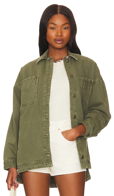 Free People Madison City Twill Jacket In Adventurer