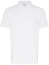 Sunspel Terry Short-sleeve Polo Shirt In White
