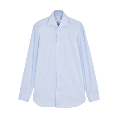 Cifonelli Aspen Light Blue Cotton Shirt