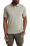 Rhone Delta Short Sleeve Piqué Performance Polo In Sage Green