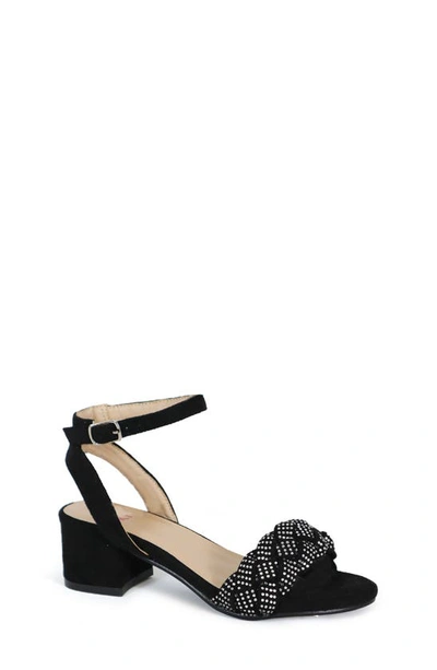 Yoki Kids' Chic Heeled Sandal In Black