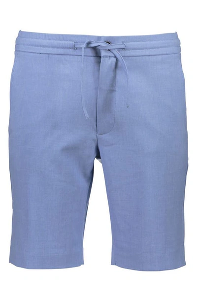 Lindbergh Relaxed Suit Shorts In Blue Mix